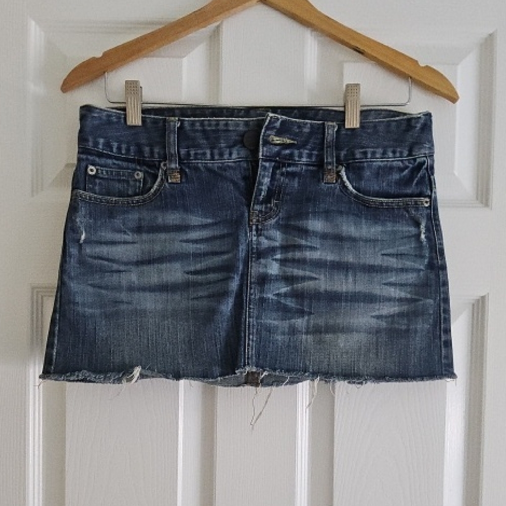 American Eagle Outfitters Blue Mini Skirt
